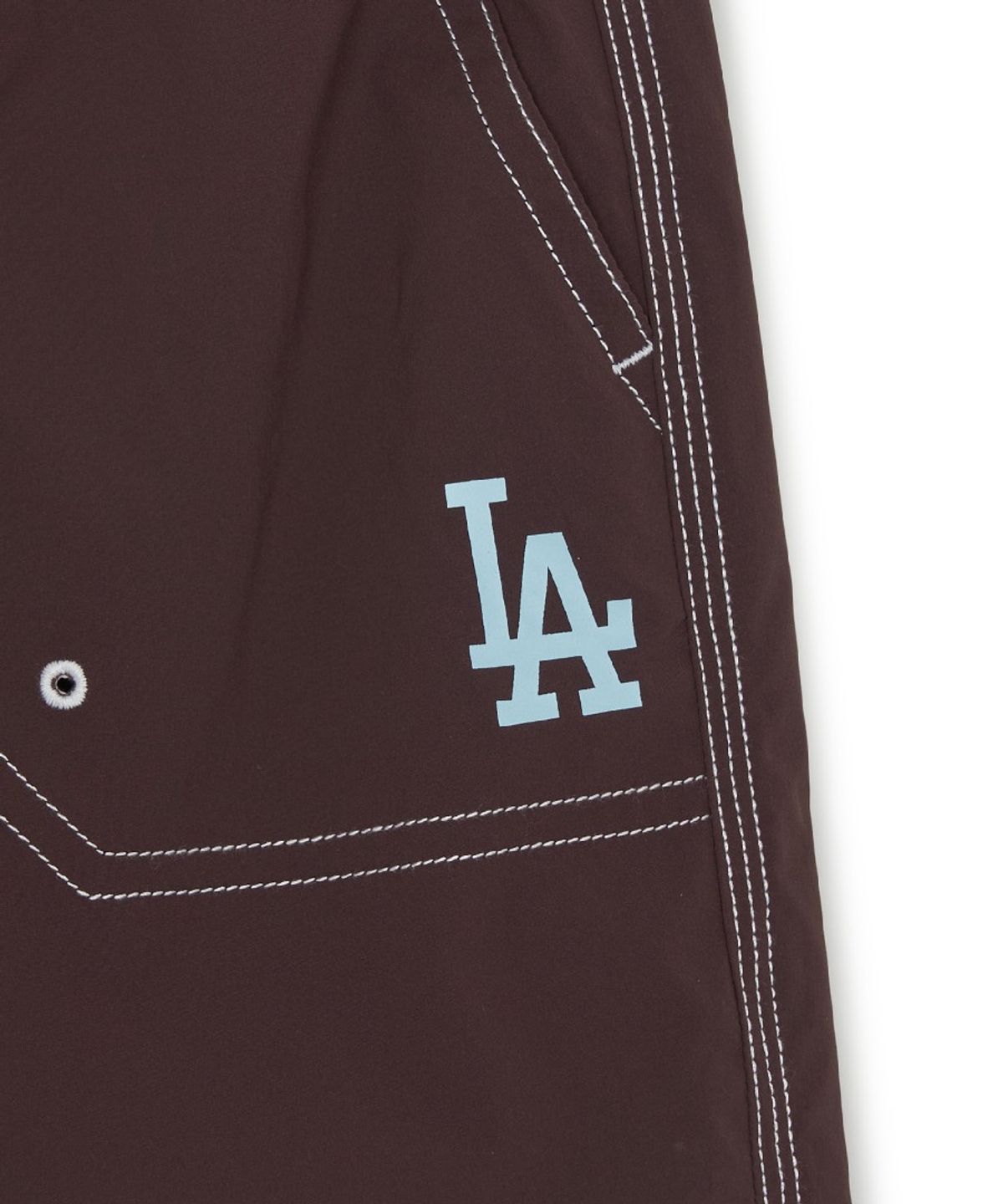 엠엘비 키즈(MLB KIDS) 스트릿 티셔츠 래쉬가드 보드쇼츠 세트 LA (L.Blue)