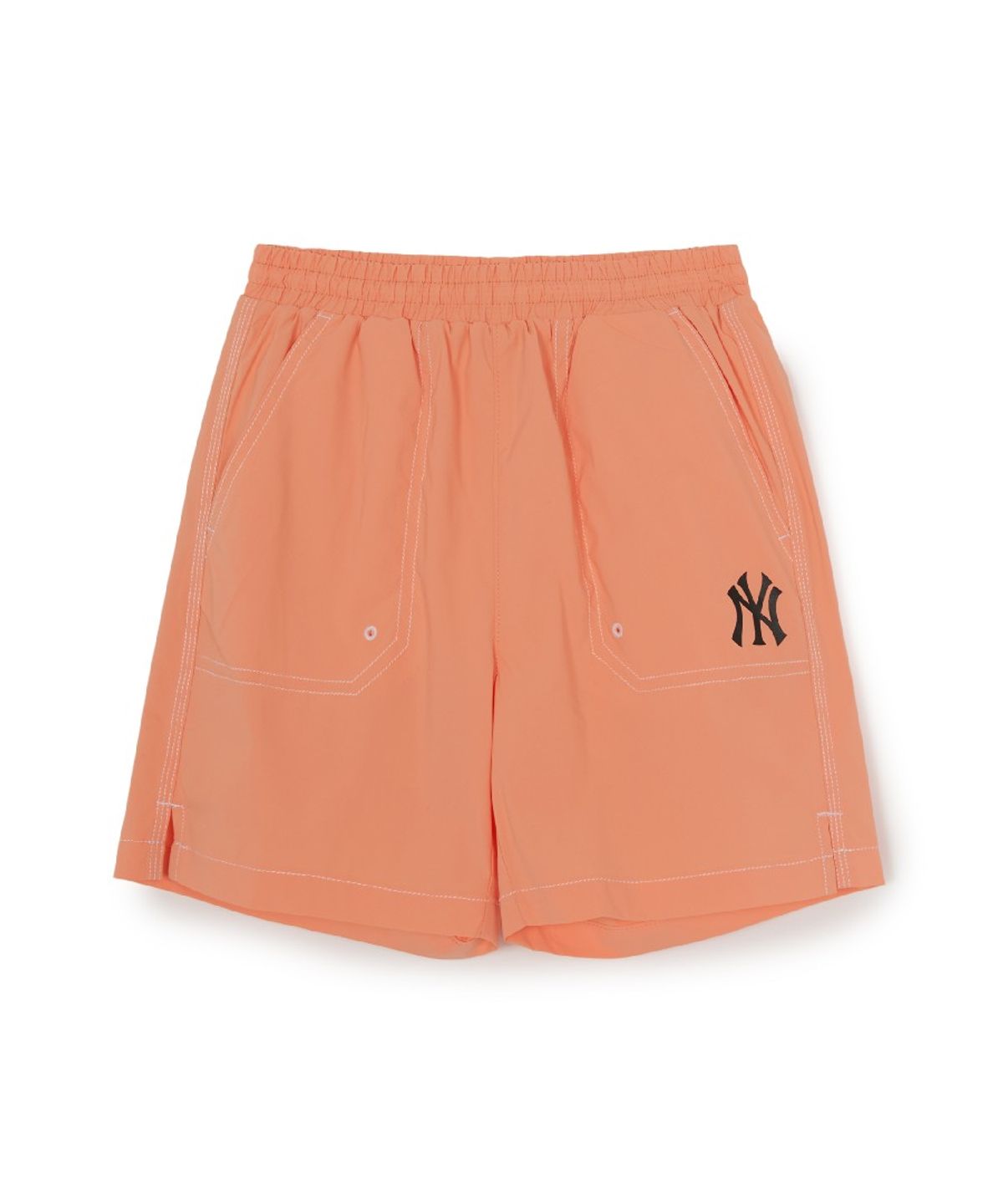 엠엘비 키즈(MLB KIDS) 스트릿 티셔츠 래쉬가드 보드쇼츠 세트 NY (Black)