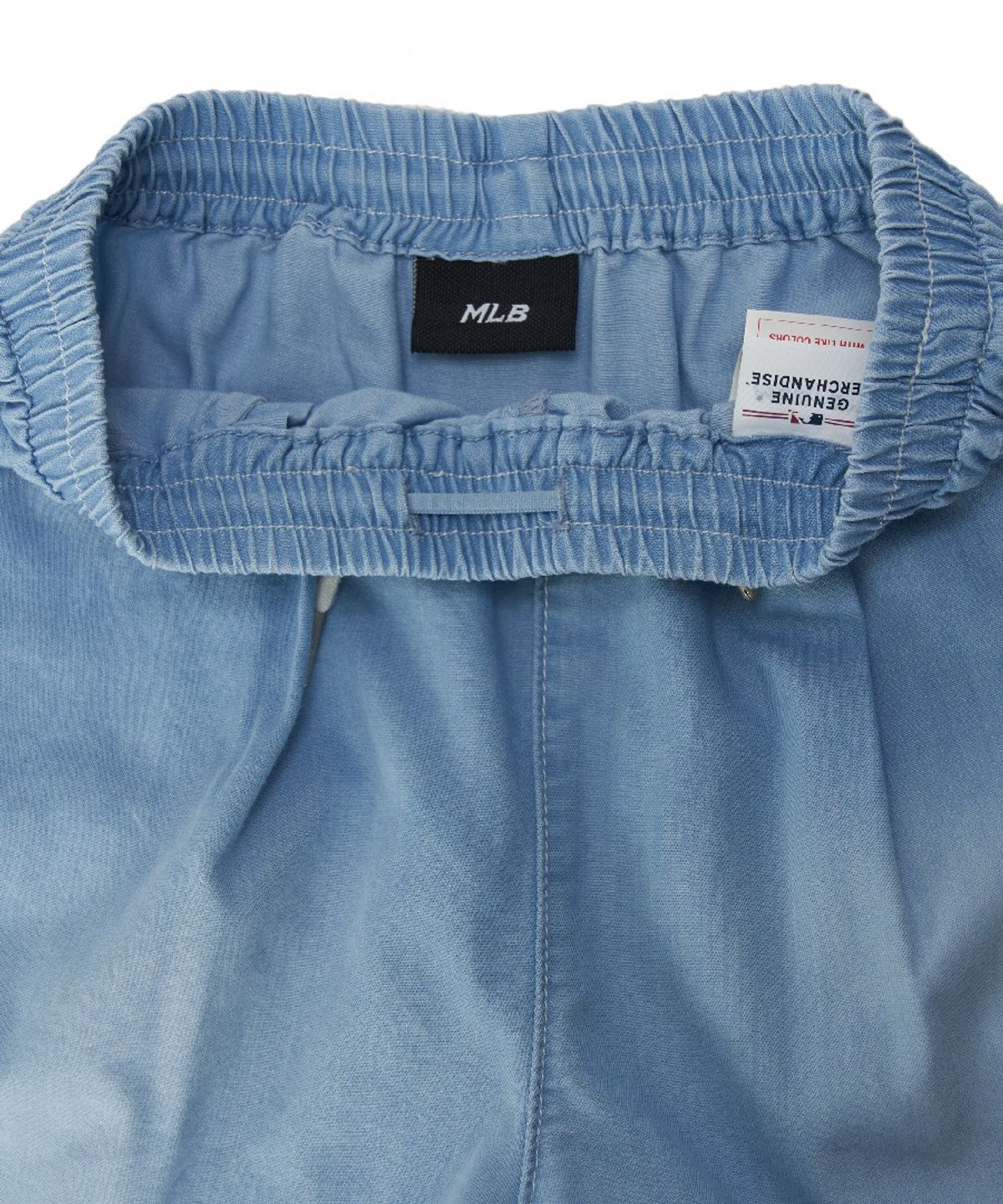 엠엘비 키즈(MLB KIDS) 베이직 여아 쿨필드 데님 반바지 NY (L.Blue)
