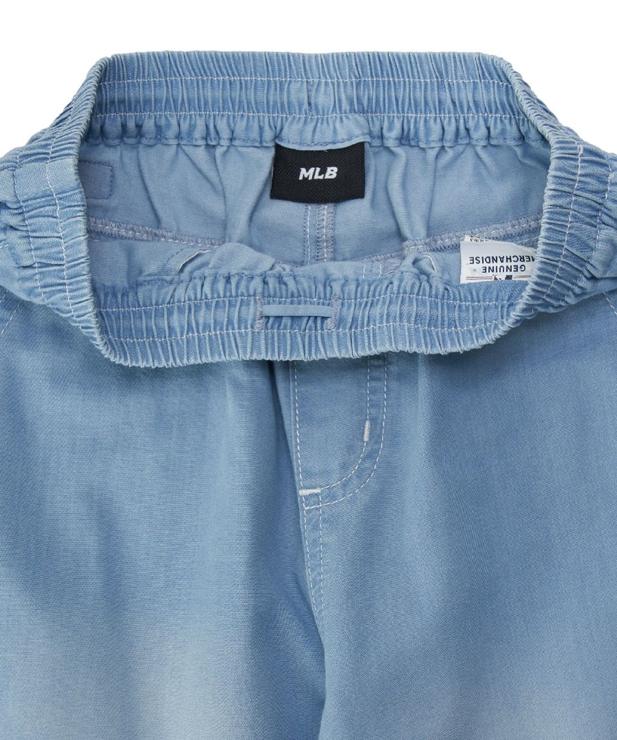 엠엘비 키즈(MLB KIDS) 베이직 쿨필드 데님 조거팬츠 NY (L.Blue)