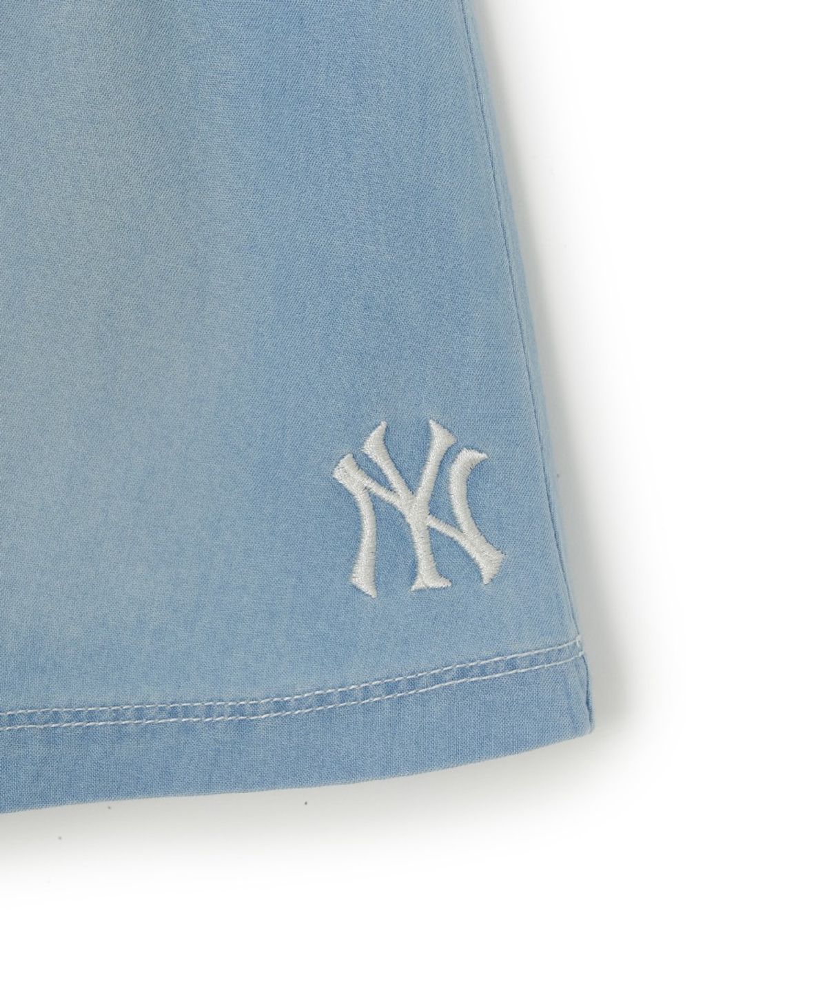 엠엘비 키즈(MLB KIDS) 베이직 쿨필드 데님 스커트 NY (L.Blue)