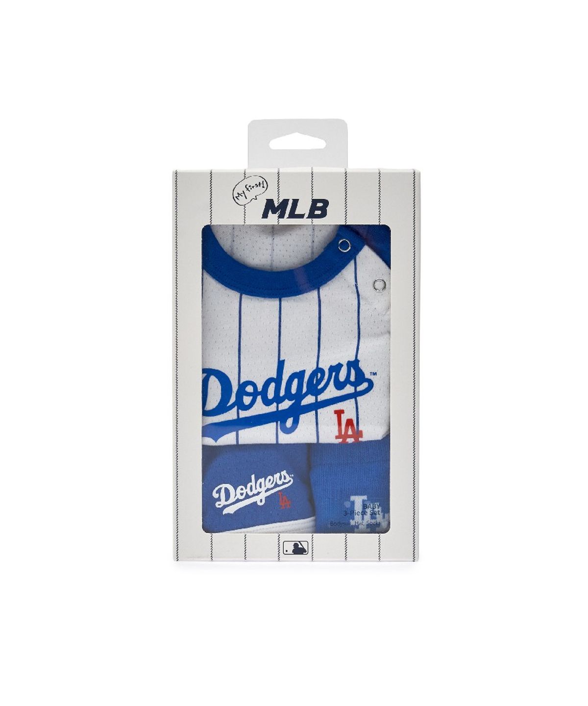 엠엘비 키즈(MLB KIDS) 베이비 반팔 바디수트 패키지 LA (Cobalt Blue)