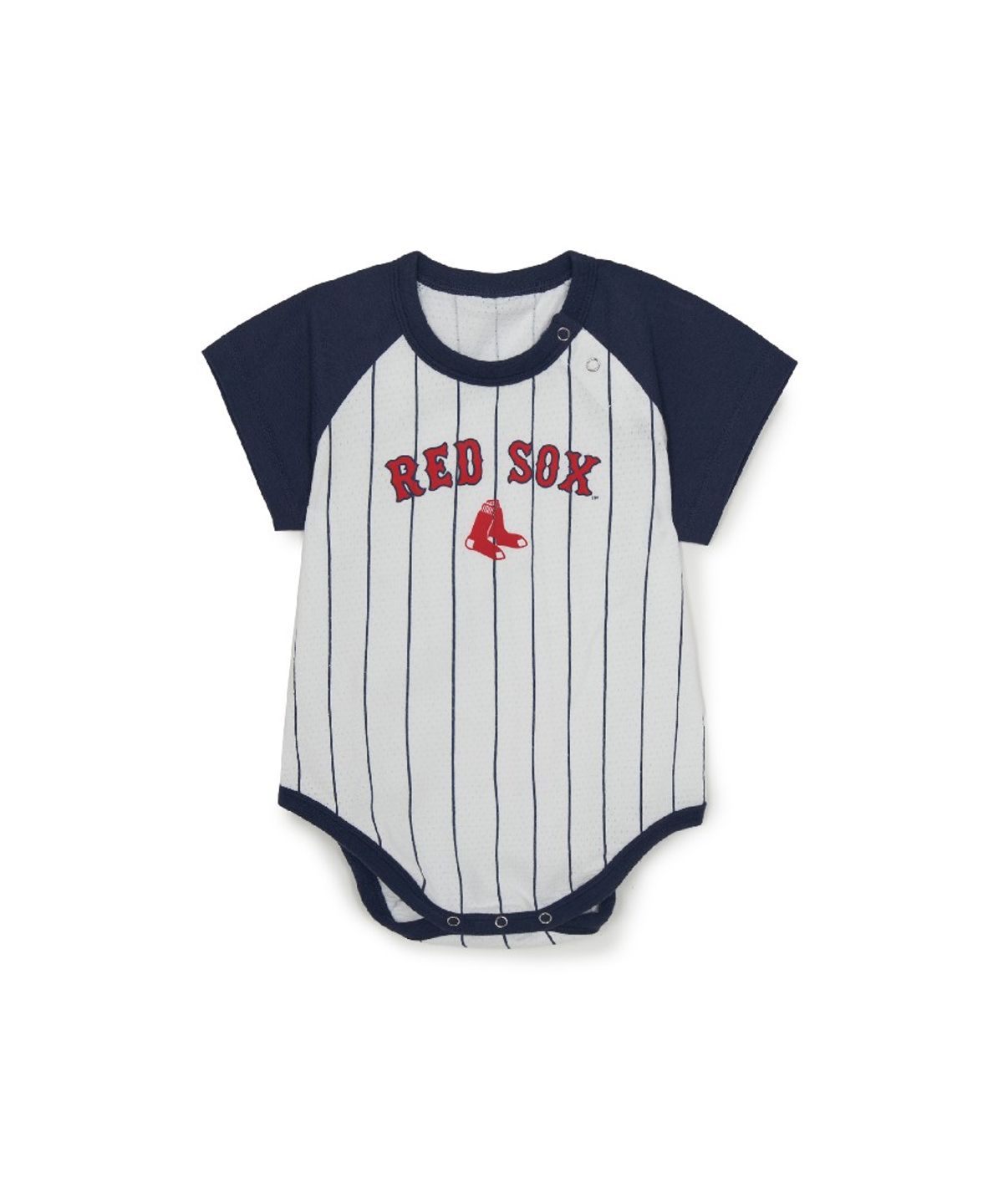 엠엘비 키즈(MLB KIDS) 베이비 반팔 바디수트 패키지 BOS (Navy)