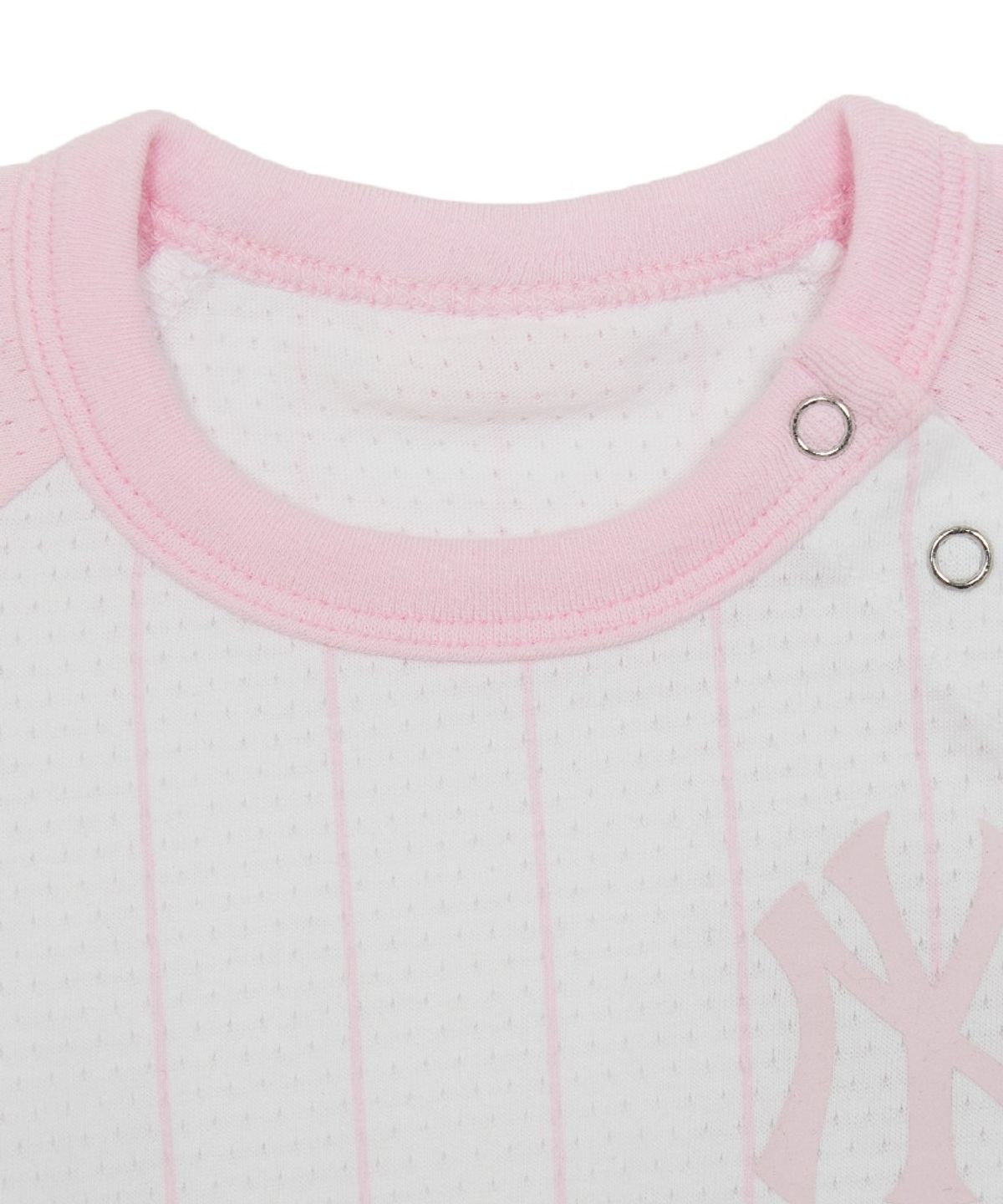 엠엘비 키즈(MLB KIDS) 베이비 반팔 바디수트 패키지 NY (L.Pink)