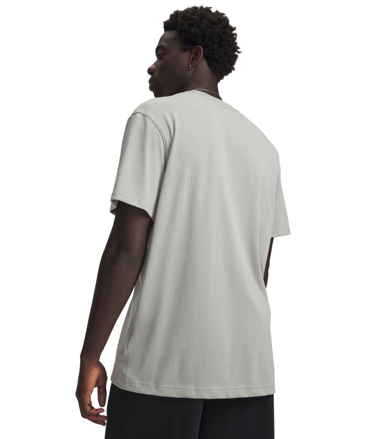 언더아머(UNDERARMOUR) 로고 엠브로이더드 헤비웨이트 반팔 1373997-069