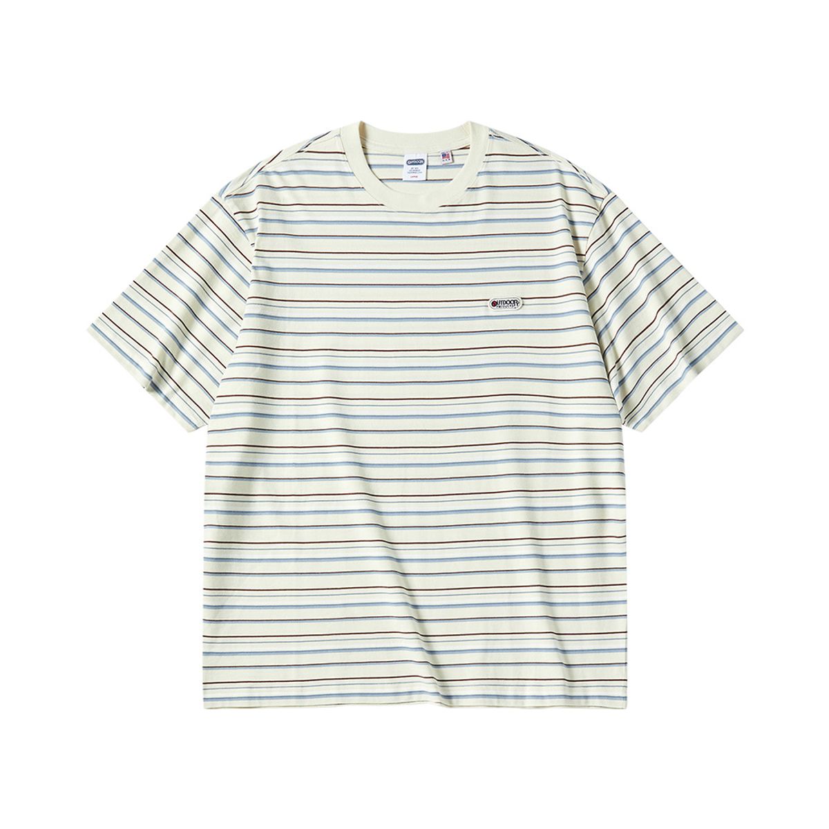 아웃도어 프로덕츠(OUTDOOR PRODUCTS) 스트라이프 티셔츠 (블루)