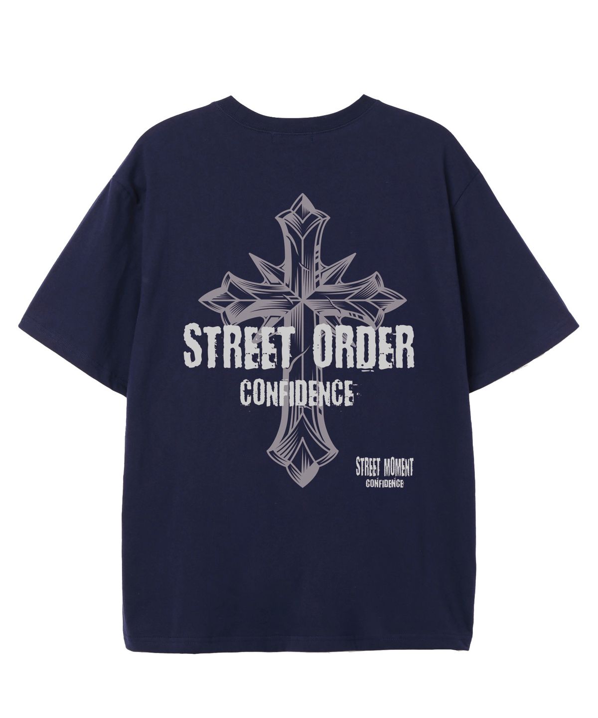 밴웍스(VANNWORKS) CROSS STREET 반팔티셔츠 (VS0227) 네이비