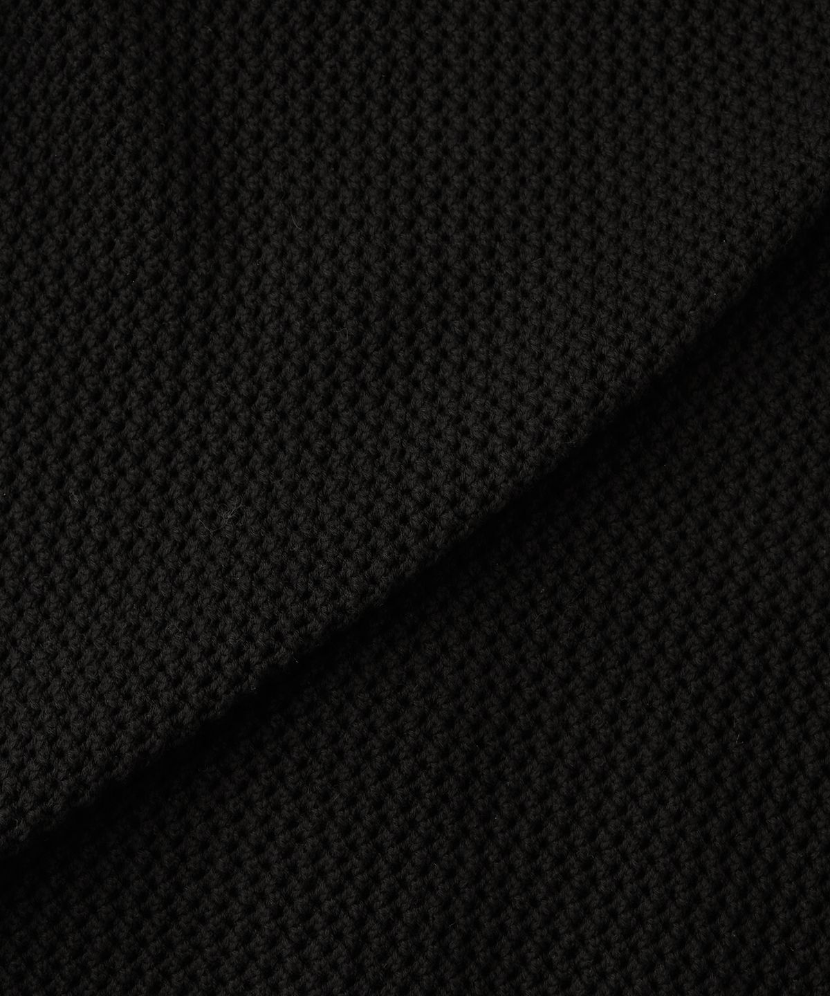 아웃스탠딩(OUTSTANDING) HS CROCHET KNIT CARDIGAN_BLACK