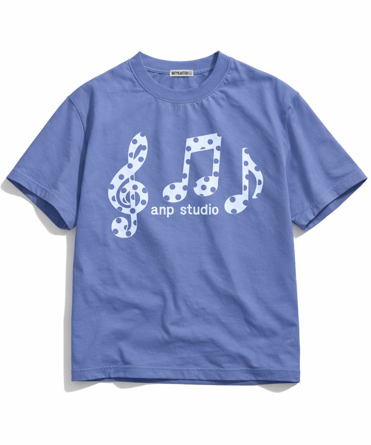 엔피스튜디오(NP STUDIO) 사운드 노트 오버핏 반팔 티셔츠 [ 2Color ]