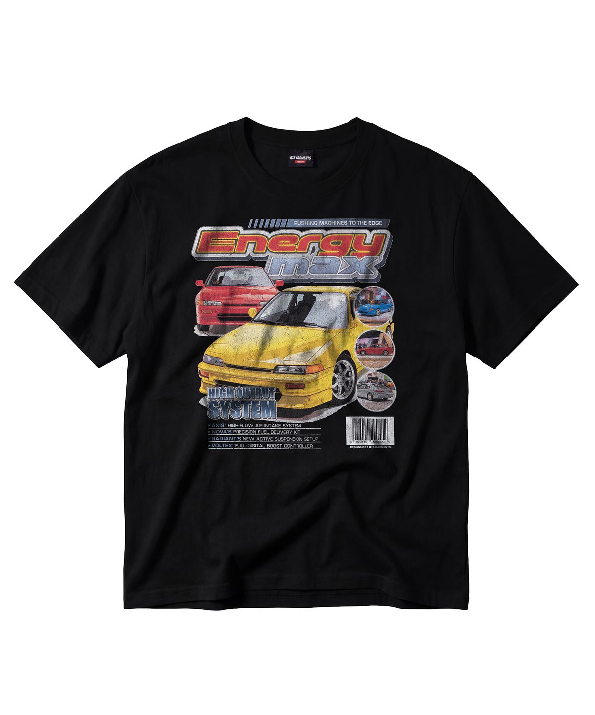 큐티에잇 가먼츠(QT8 GARMENTS) LB Energy Max Washed Tee (Black)