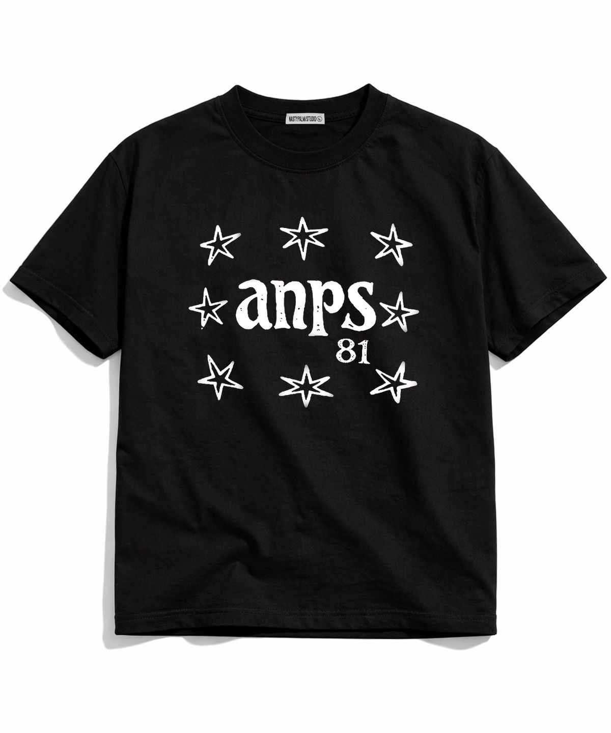 엔피스튜디오(NP STUDIO) ANP 스타 오버핏 반팔 티셔츠 [ 2Color ]