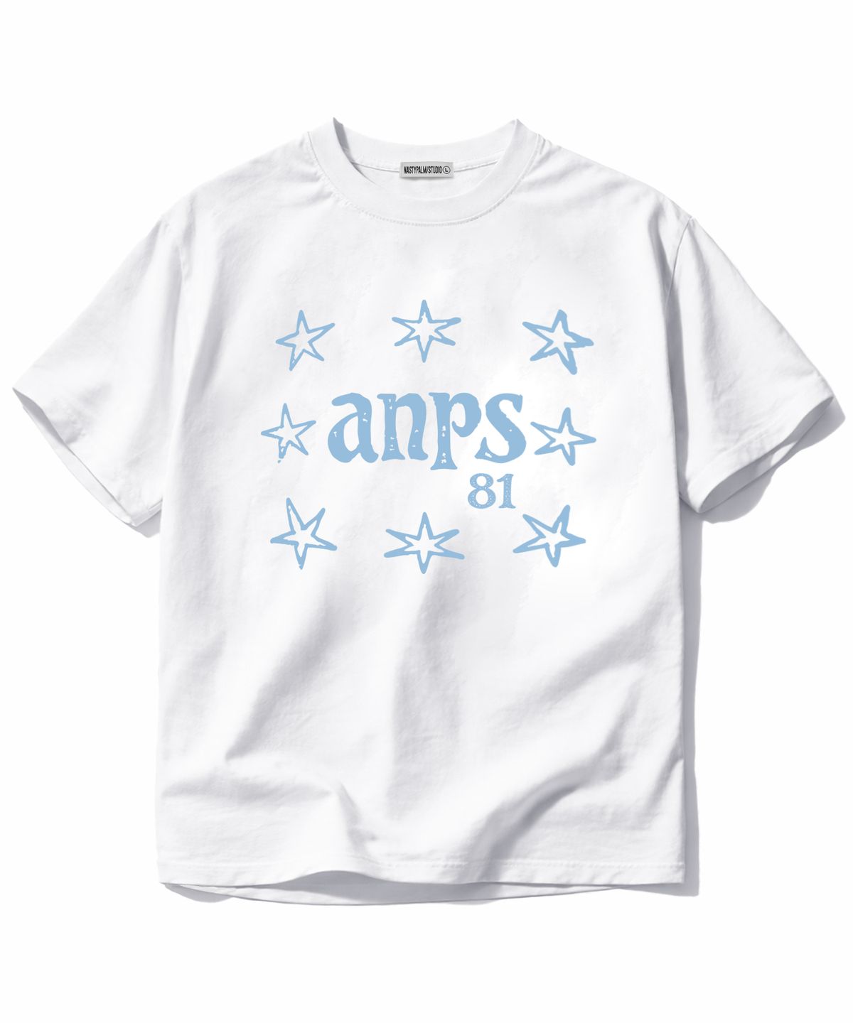 엔피스튜디오(NP STUDIO) ANP 스타 오버핏 반팔 티셔츠 [ 2Color ]