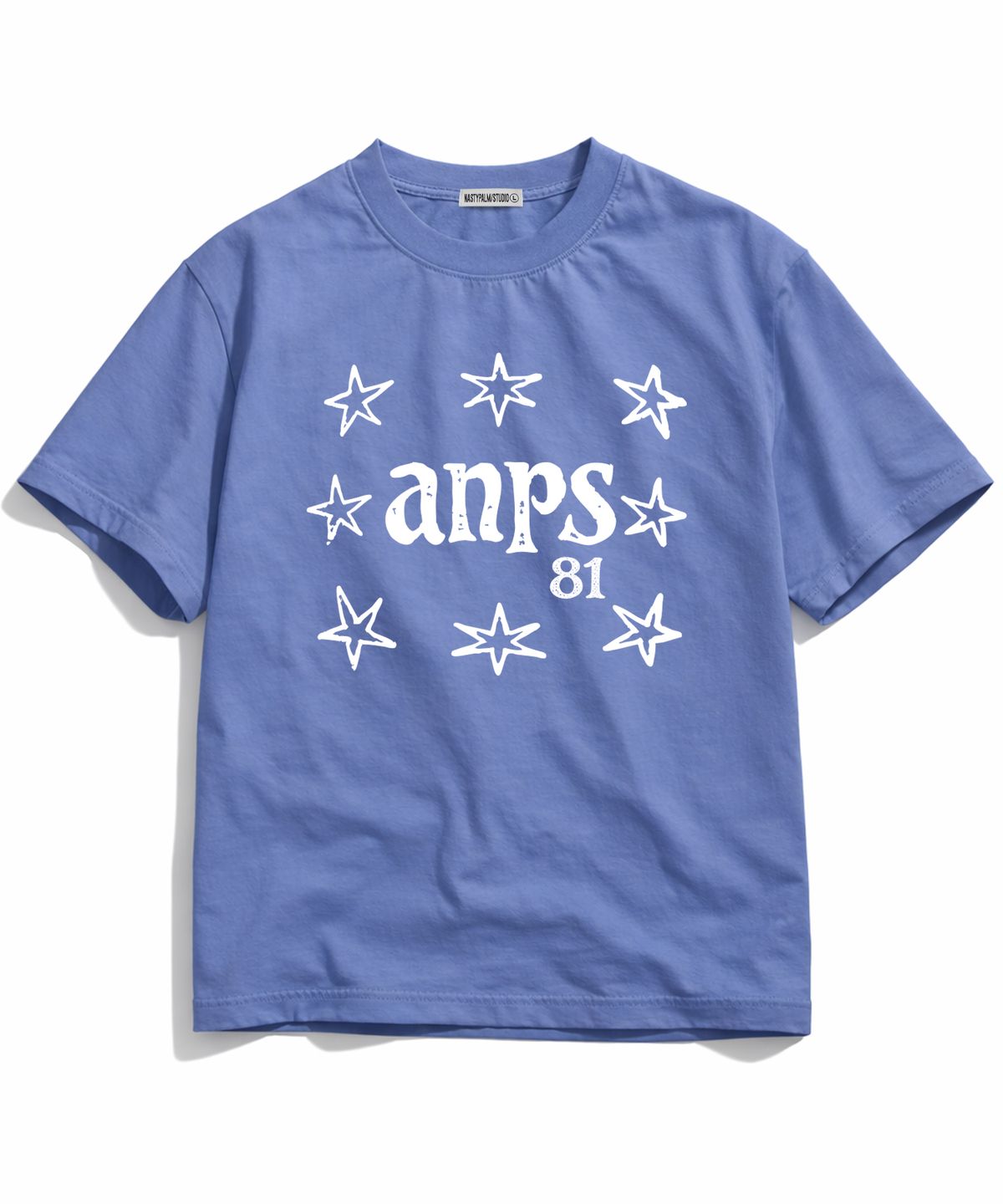 엔피스튜디오(NP STUDIO) ANP 스타 오버핏 반팔 티셔츠 [ 2Color ]