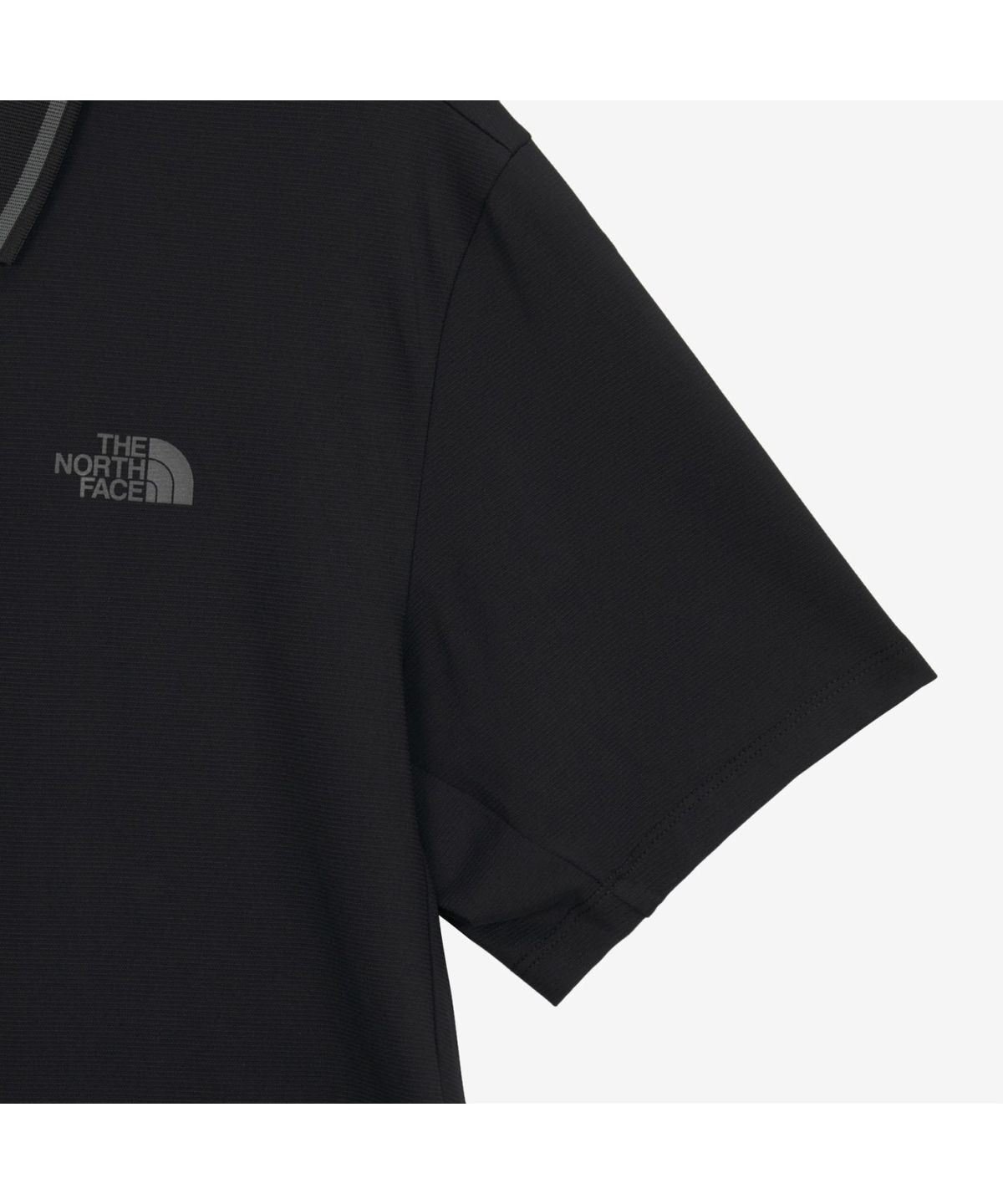 노스페이스(THE NORTH FACE) NT7PS12A 남성 아이스 플렉스 반팔 폴로 BLACK
