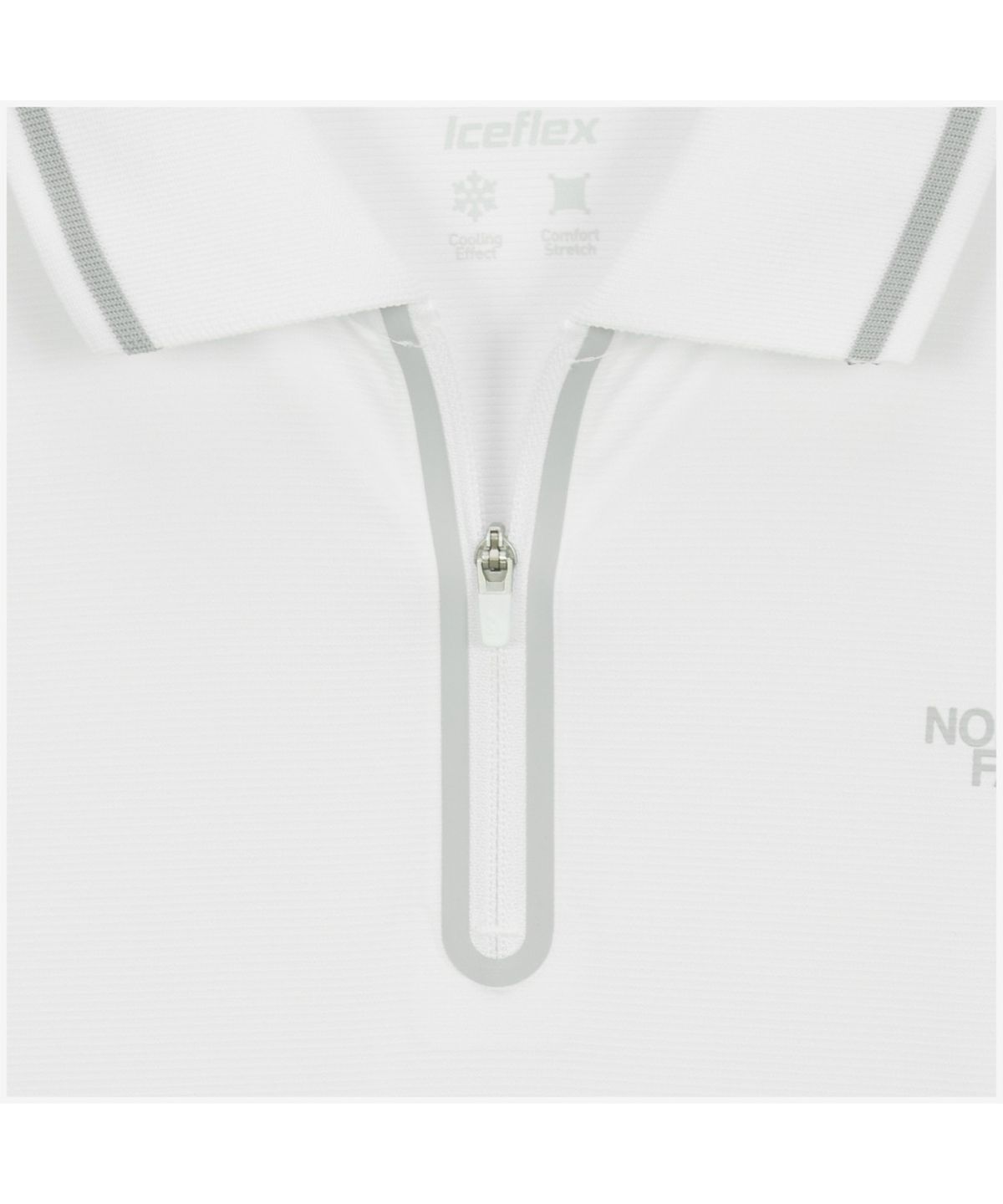 노스페이스(THE NORTH FACE) NT7PS12B 남성 아이스 플렉스 반팔 폴로 WHITE