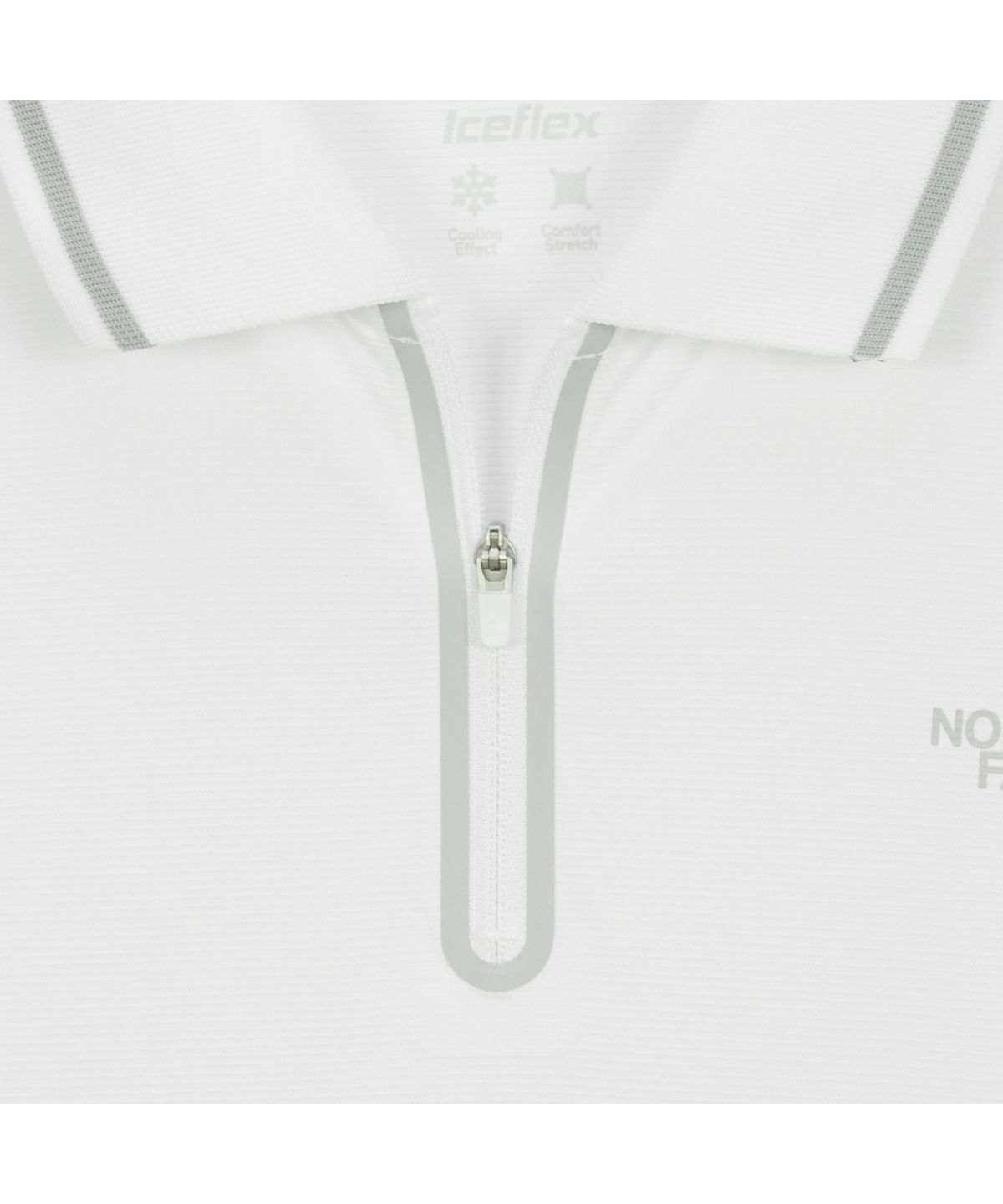 노스페이스(THE NORTH FACE) NT7PS12B 남성 아이스 플렉스 반팔 폴로 WHITE