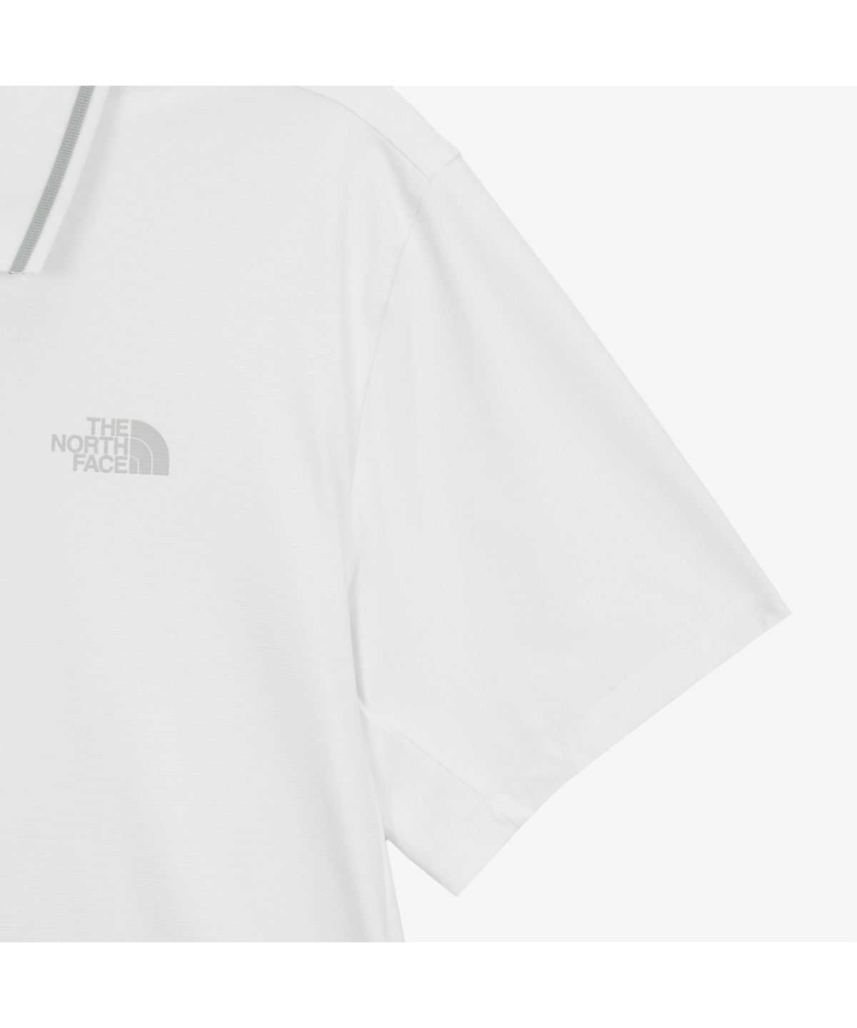 노스페이스(THE NORTH FACE) NT7PS12B 남성 아이스 플렉스 반팔 폴로 WHITE