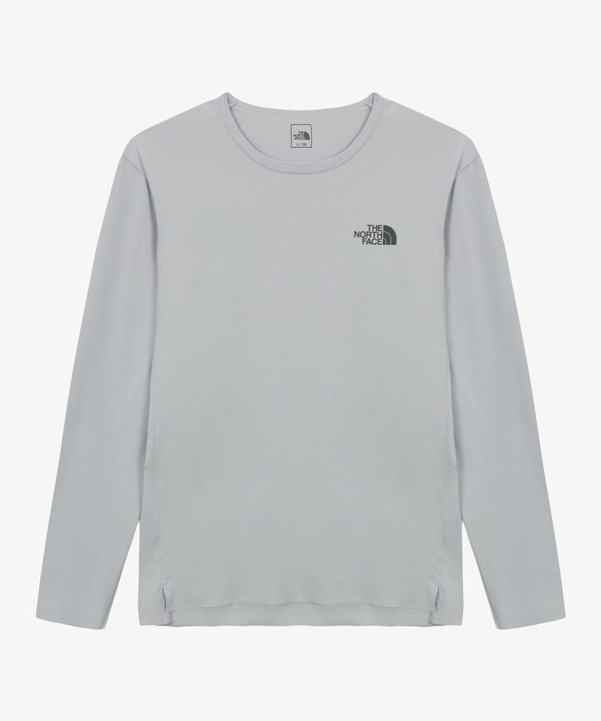 노스페이스(THE NORTH FACE) NT7TS02B 남성 페이스온 긴팔 티 STONE GRAY