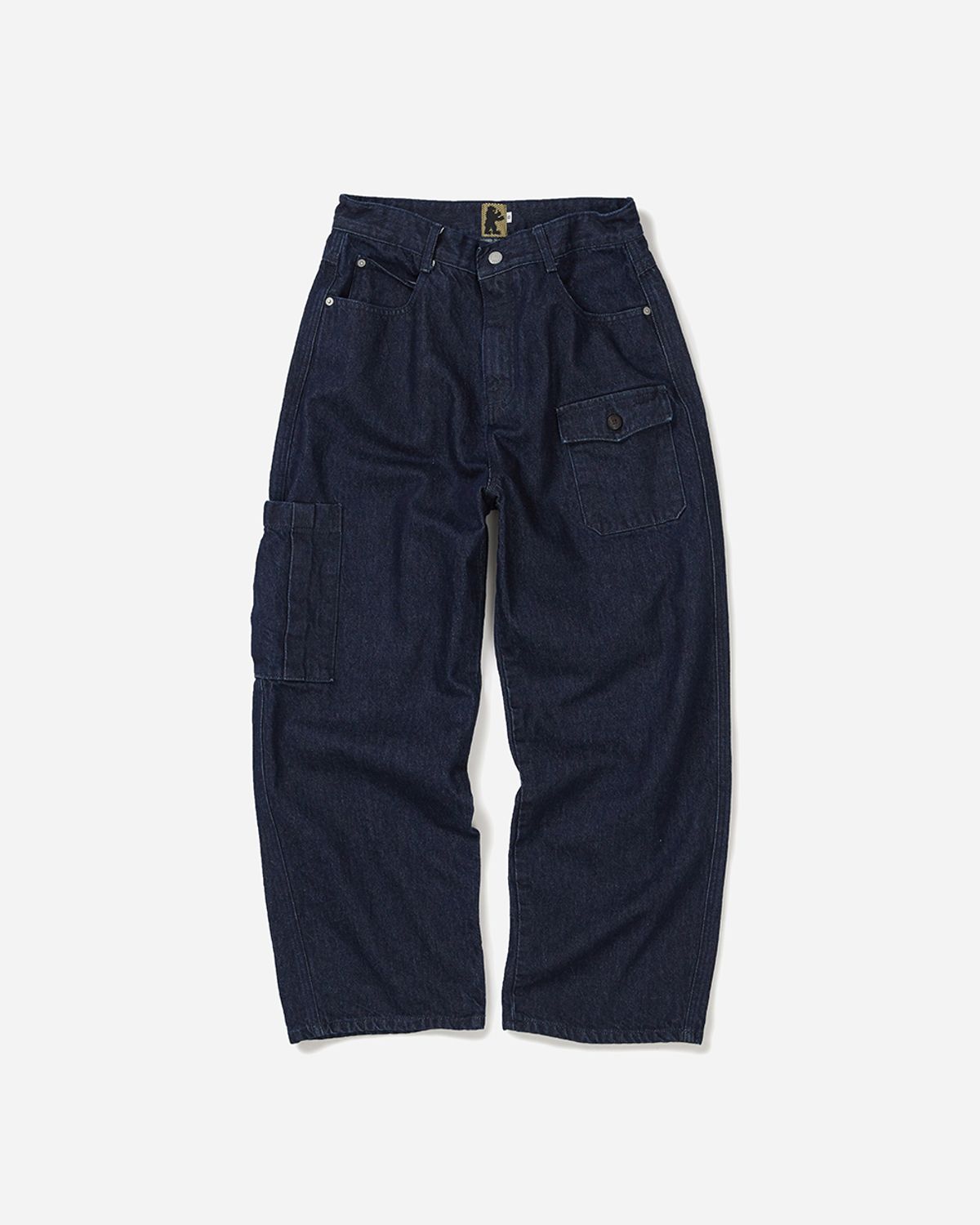 사일런트실러블(SILENTSYLLABLE) Painter cargo denim pants / Indigo