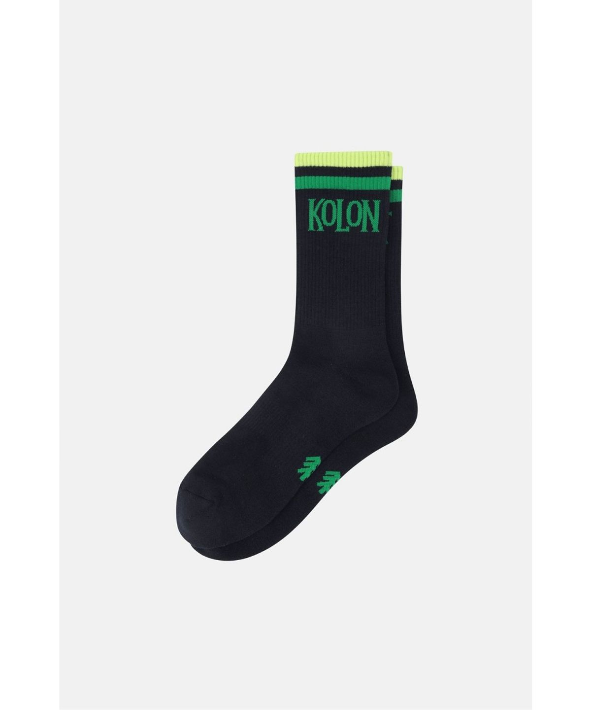 코오롱스포츠(KOLON SPORT) 레트로 크루 삭스 QELAX26401NAY