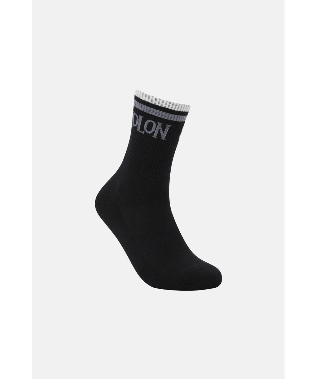 코오롱스포츠(KOLON SPORT) 레트로 크루 삭스 QELAX26401BLK