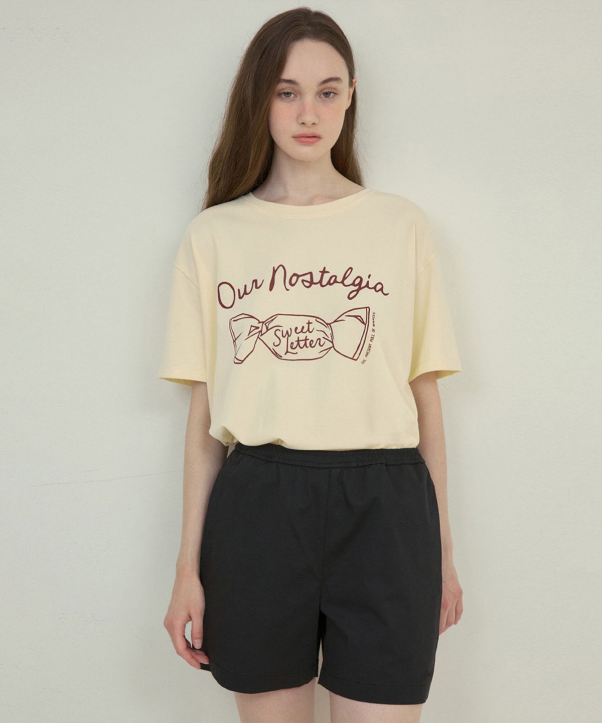 아우어노스텔지아(OURNOSTALGIA) Classic banding half pants_Black(O25-PT04)