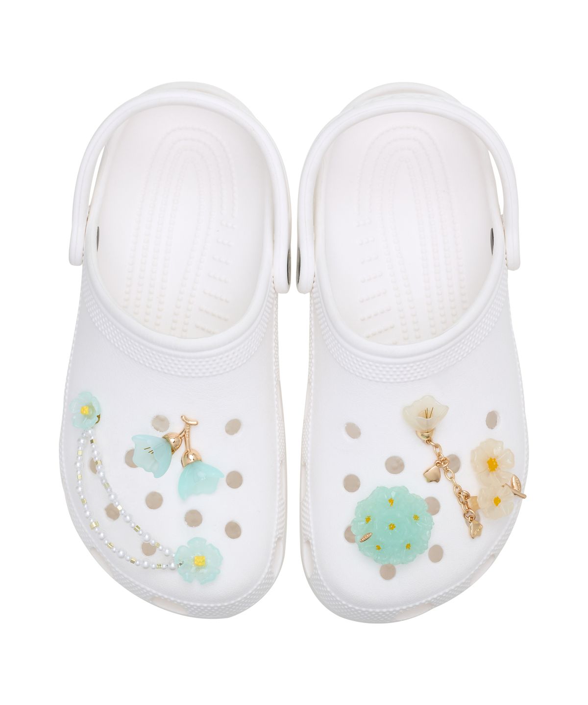 크록스(CROCS) 블루 데인티 플로럴 컬렉션 5개 세트 / 10018668