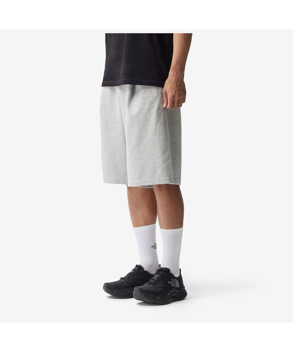 노스페이스(THE NORTH FACE) NS6KS01A 남성 코어 쇼츠 MELANGE GREY