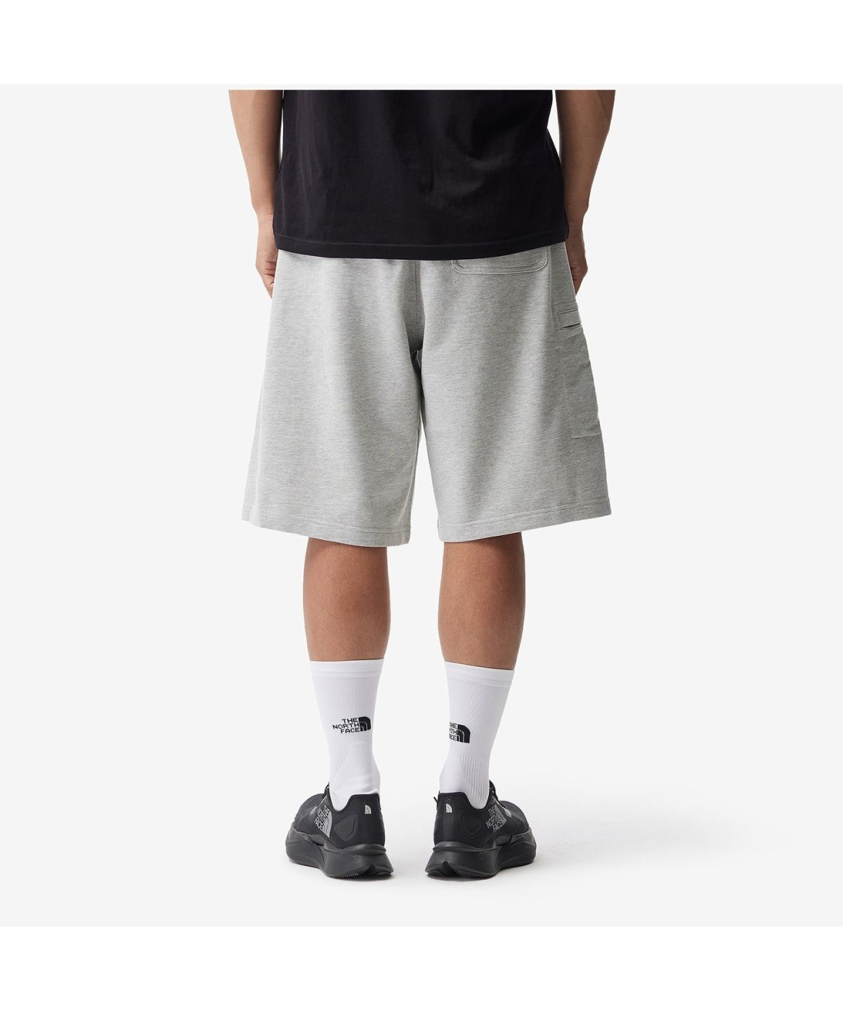 노스페이스(THE NORTH FACE) NS6KS01A 남성 코어 쇼츠 MELANGE GREY