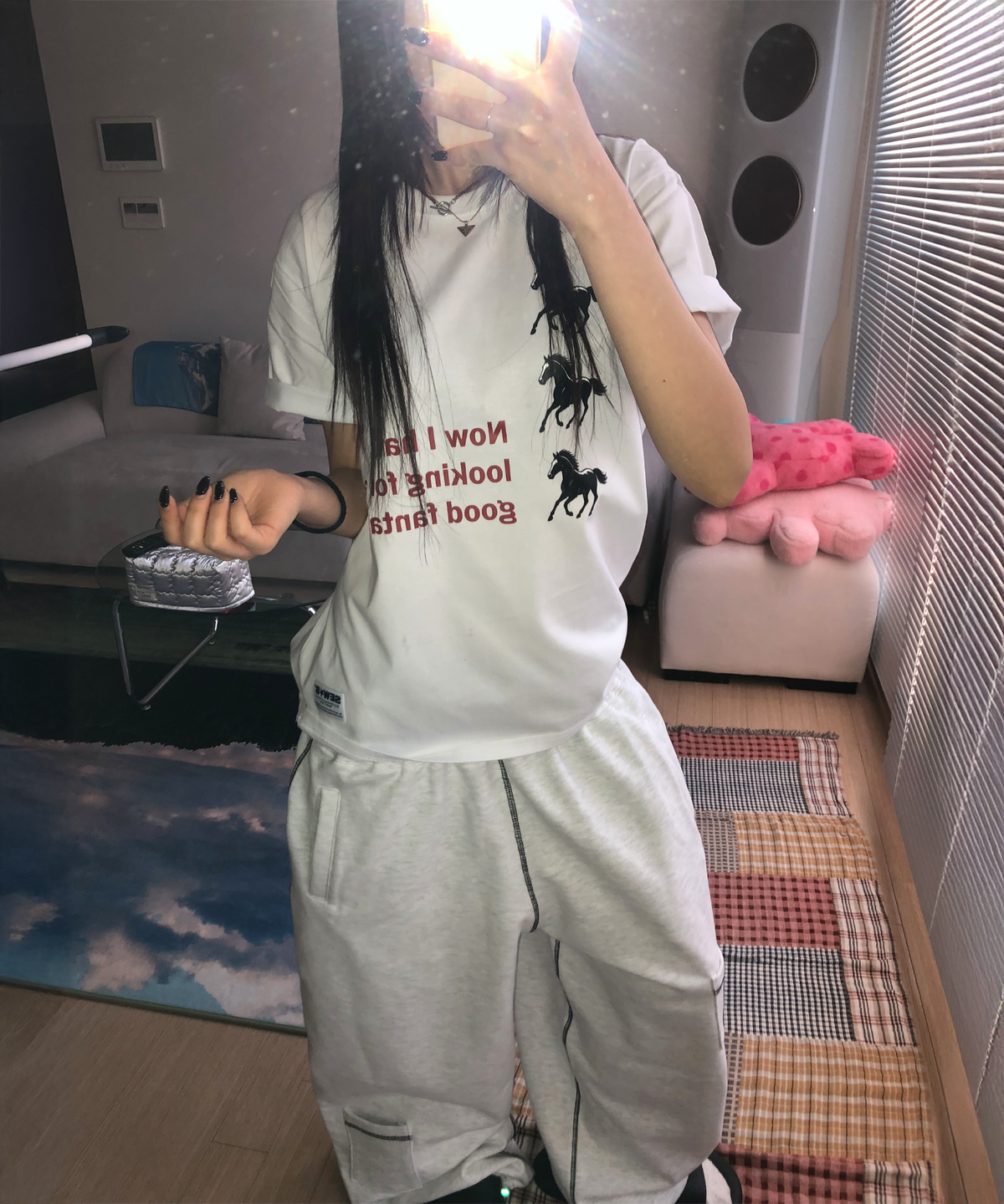 쏘비(SEW-B) NWWW 오버핏 반팔티