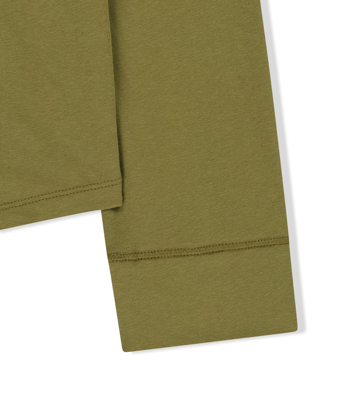 마뗑킴(MATIN KIM) ASYMMETRIC BUTTON CLOSURE TOP IN OLIVE