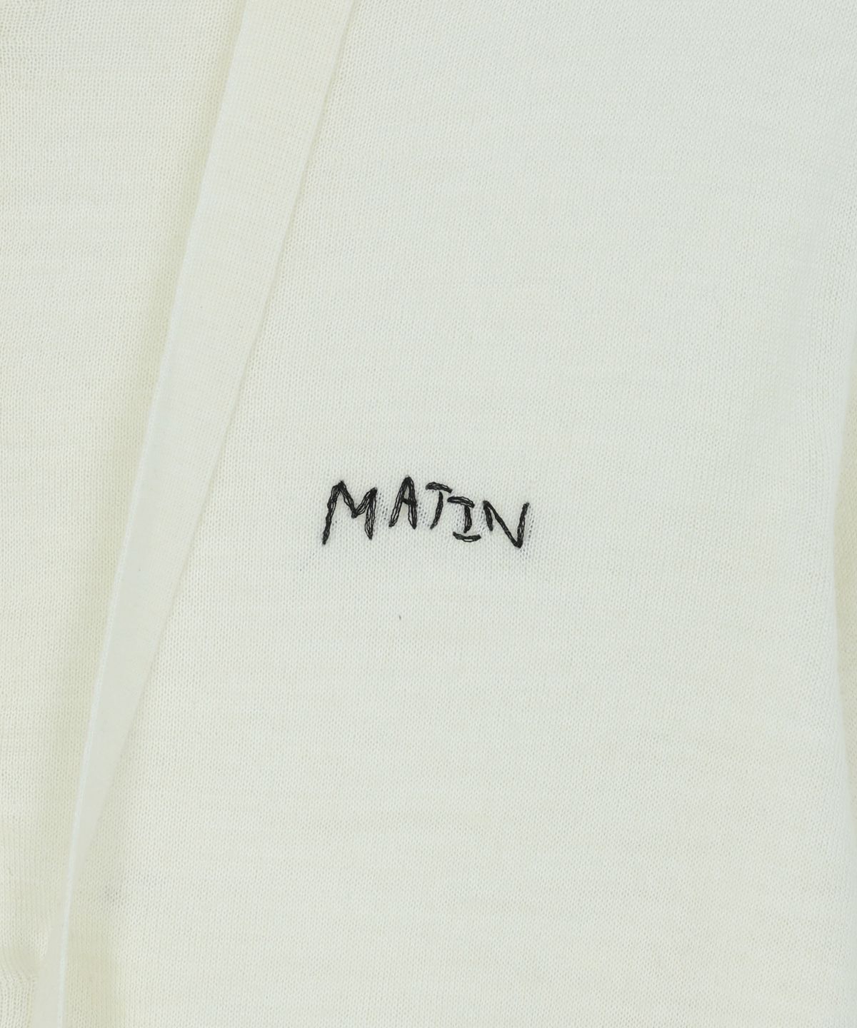 마뗑킴(MATIN KIM) STRING DETAIL KNIT CARDIGAN IN CREAM