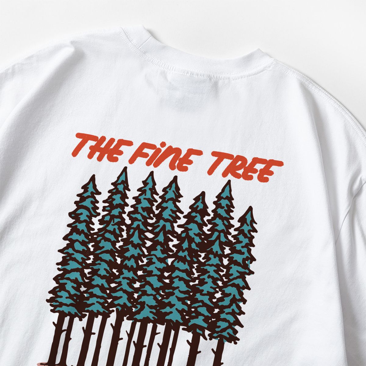 스플래시코드(SPLASHCODE) 반팔 티셔츠 화이트 - 파인 트리(The Fine Tree)