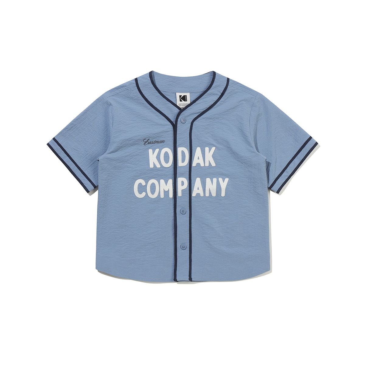 코닥 키즈(KODAK KIDS) 코닥컴퍼니 시어샷 베이스볼 셔츠 키즈 S.BLUE