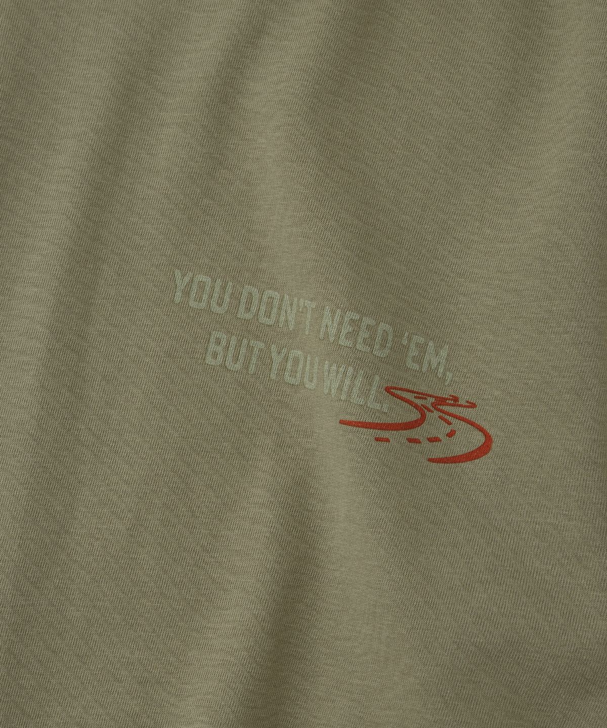 아웃스탠딩(OUTSTANDING) [LOONEY TUNES] HALF SLEEVE TEE(CALL US TODAY)_KHAKI GRAY