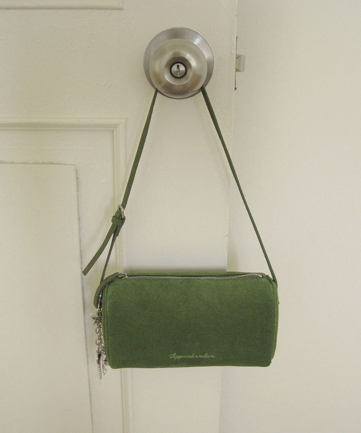 어패럴아카이브(APPAREL ARCHIVE) Kelly suede bag - Olive