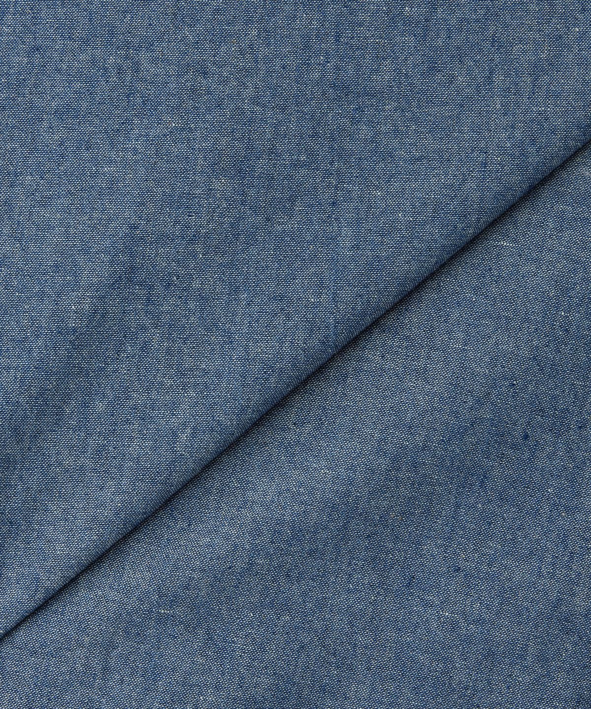 아웃스탠딩(OUTSTANDING) [LOONEY TUNES] USN UTILITY CHAMBRAY HALF SHIRT_L.BLUE
