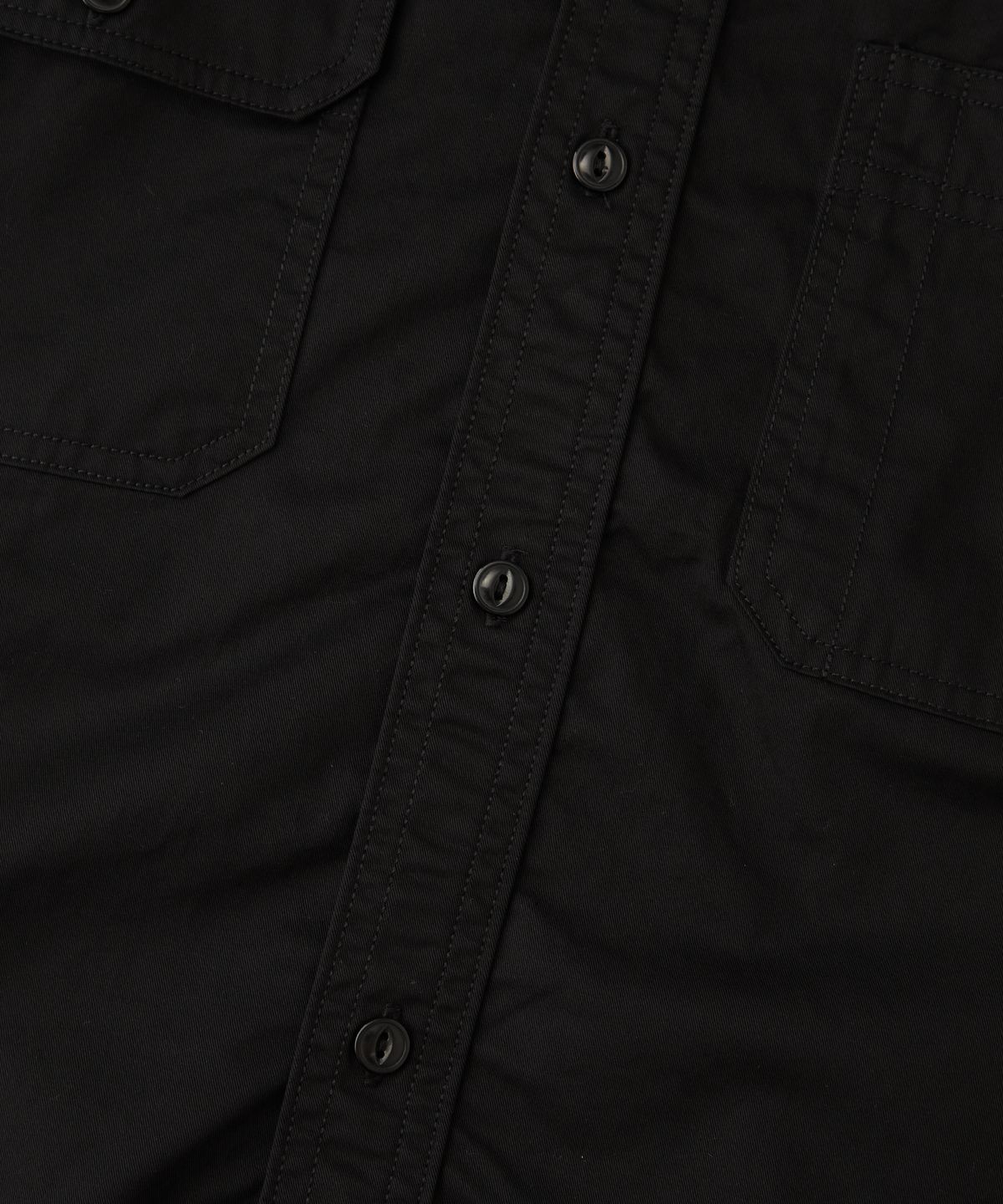 아웃스탠딩(OUTSTANDING) [LOONEY TUNES] TRIPLE STITCH MECHANIC HALF SHIRT_BLACK