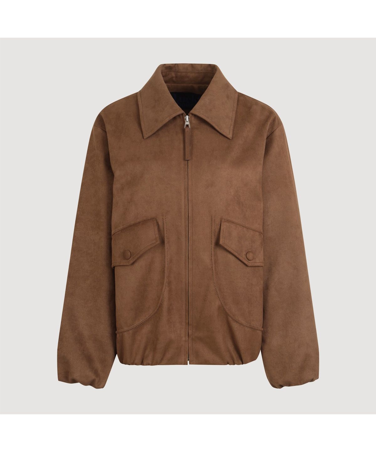 럭키슈에뜨(LUCKY CHOUETTE) Fake Suede Collar Jumper (camel) LFUAW25200CMX