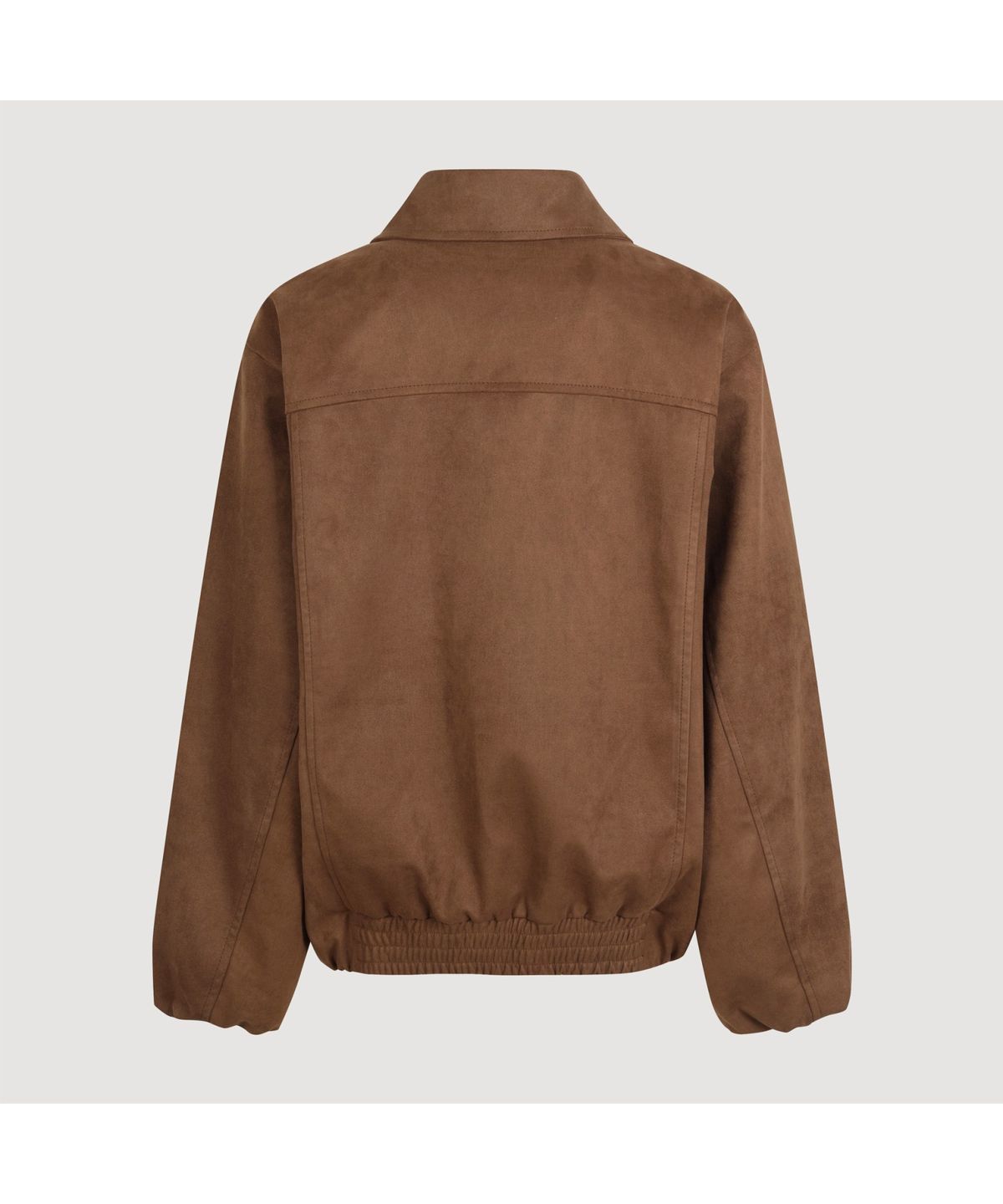 럭키슈에뜨(LUCKY CHOUETTE) Fake Suede Collar Jumper (camel) LFUAW25200CMX