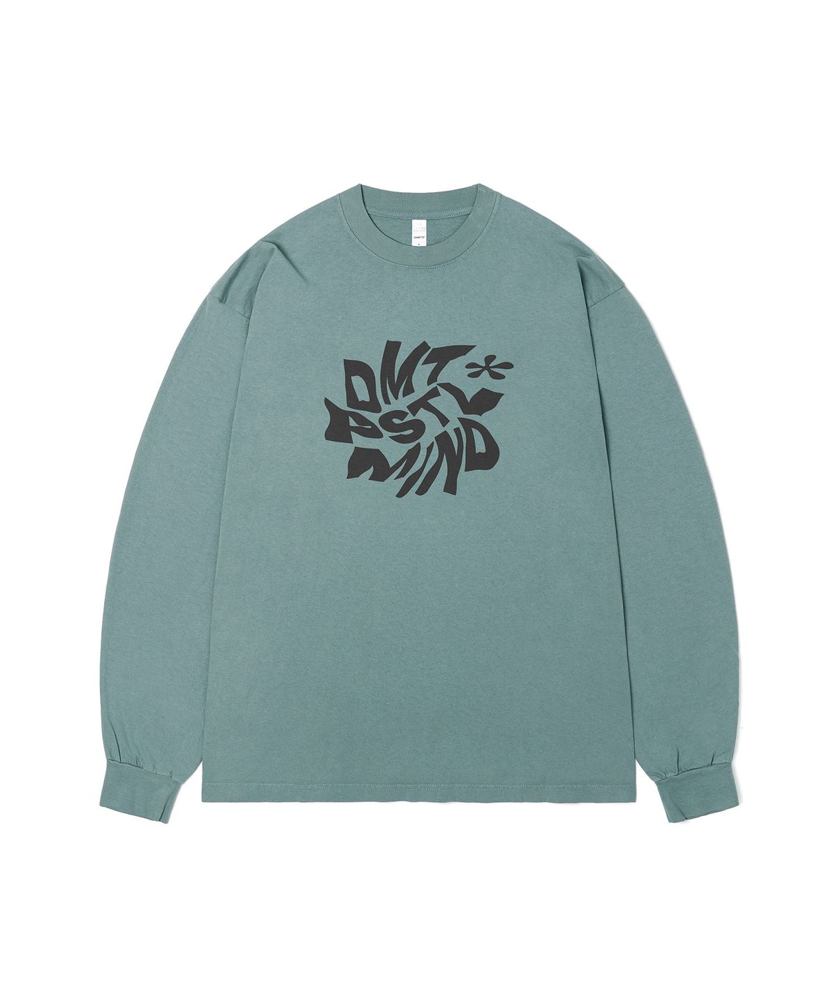 디미토(DIMITO) DMT SPIRAL LSV GD 6.5OZ TEE ATLANTIC GREEN