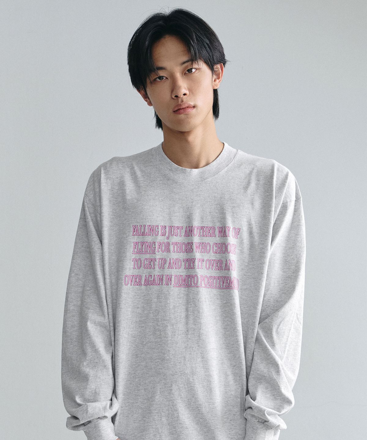 디미토(DIMITO) DMT FLOW LSV GD 6.5OZ TEE ASH