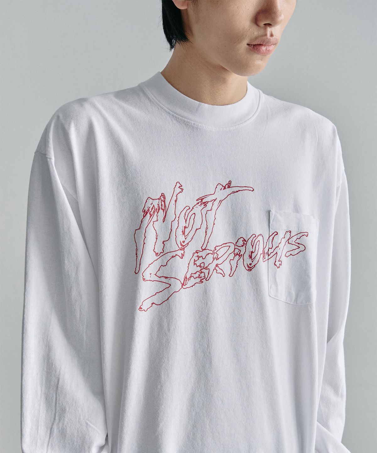 디미토(DIMITO) NSS RUDE POCKET LSV GD 6.5OZ TEE WHITE