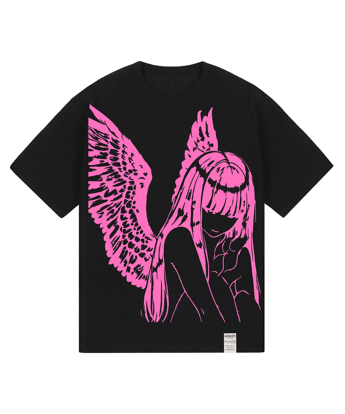 그레이버(GRAVER) [UNISEX]HALO 반팔티_블랙
