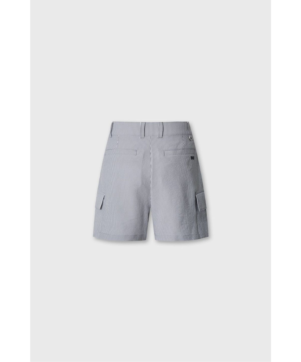 왁(WAAC) [WAAC X JONES] Women’s Seersucker Shorts WWPNM26470NYX
