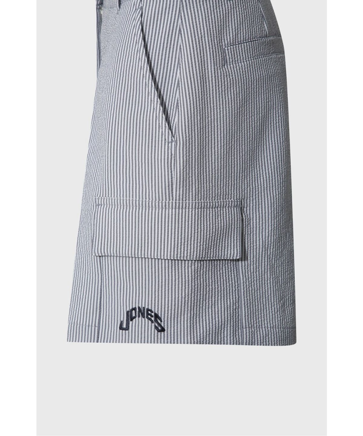 왁(WAAC) [WAAC X JONES] Women’s Seersucker Shorts WWPNM26470NYX