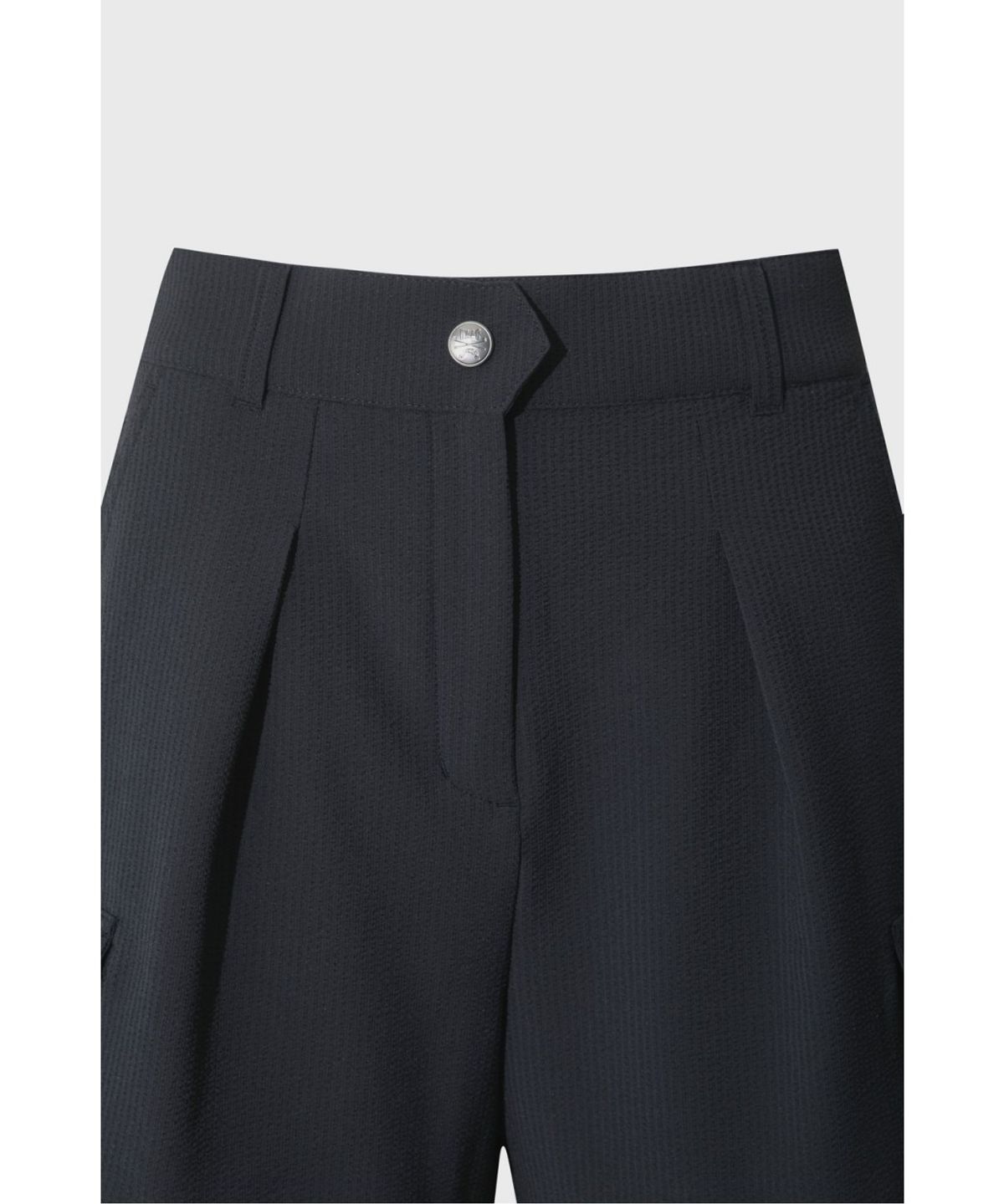 왁(WAAC) [WAAC X JONES] Women’s Seersucker Shorts WWPNM26470NYD