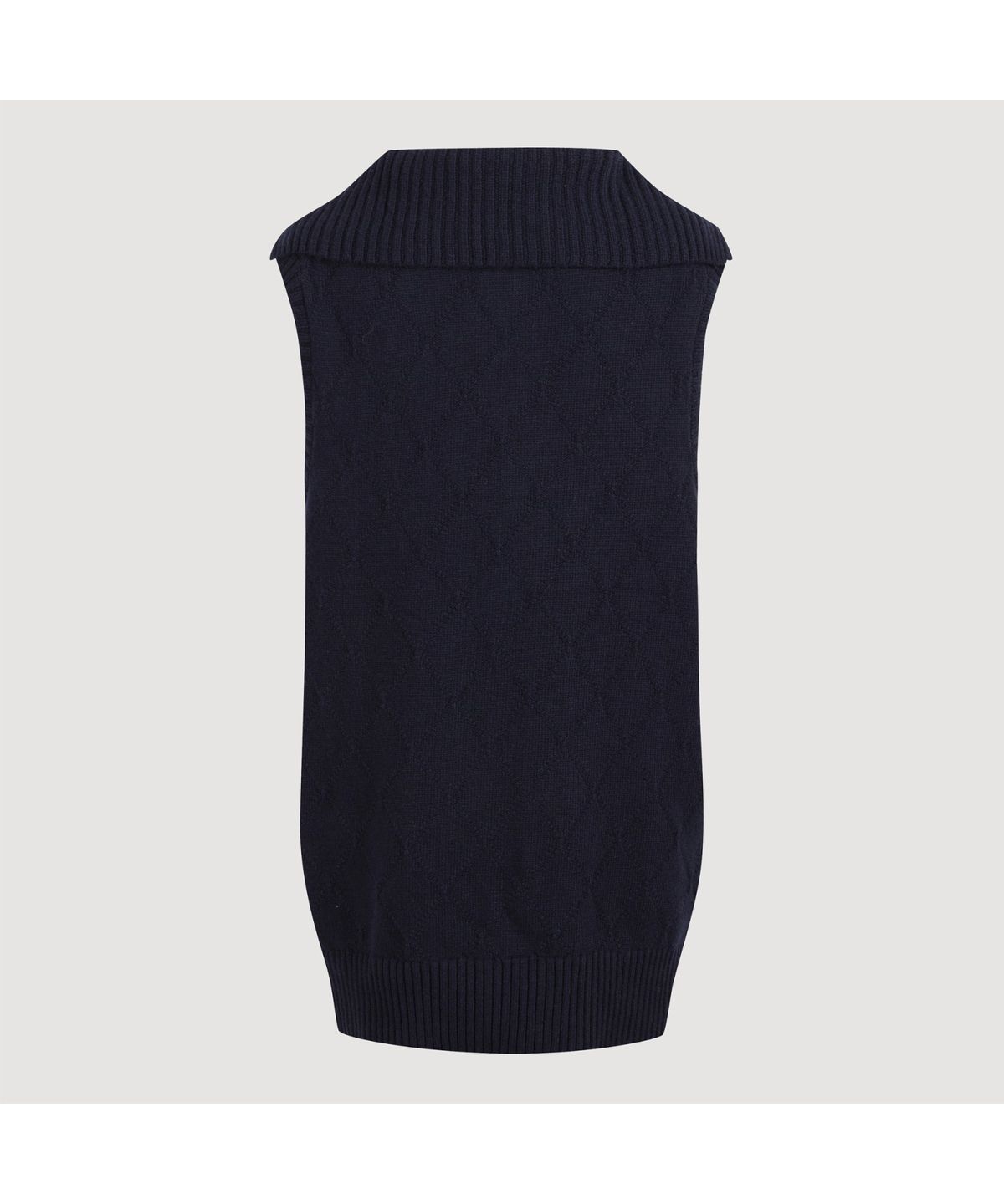 럭키슈에뜨(LUCKY CHOUETTE) Vest Knit Dress (dark navy) LFDCW25200NYD