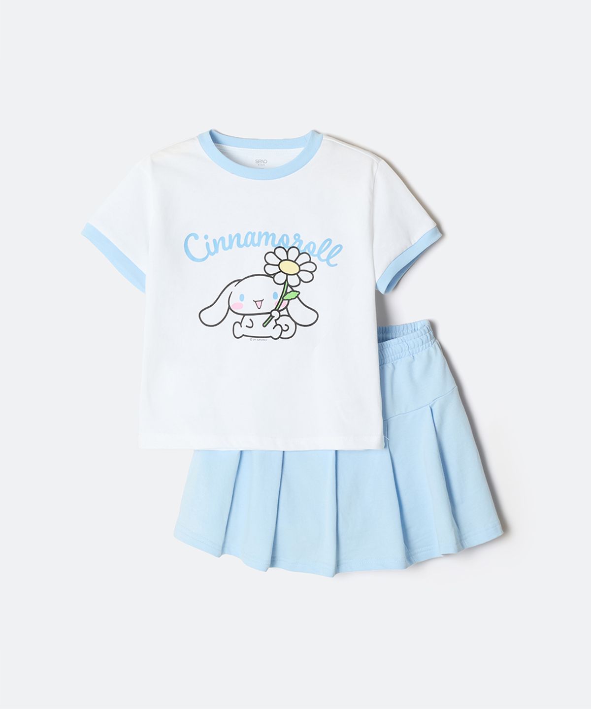 스파오 키즈(SPAO KIDS) [키즈] (산리오캐릭터즈) 스커트 상하세트(LIGHT BLUE)_SPSMG25KG1