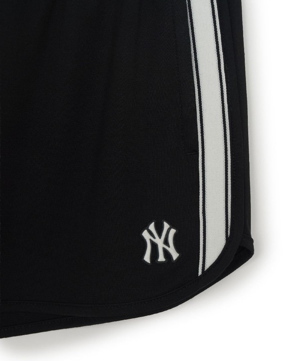 엠엘비(MLB) 여성 베이직 스몰로고 트랙 돌핀 팬츠 NY (Black)